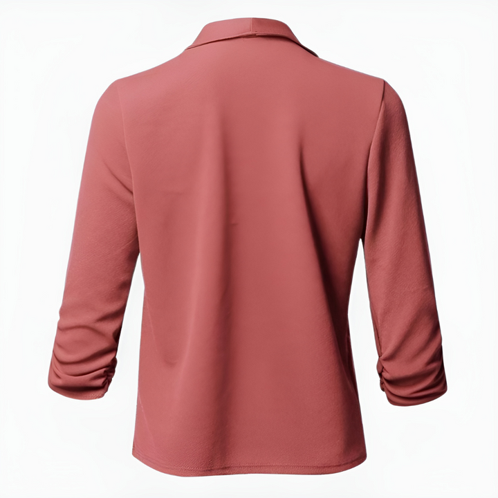 Women's open front blazer, ideal for office wear and adding a professional touch to casual outfits.