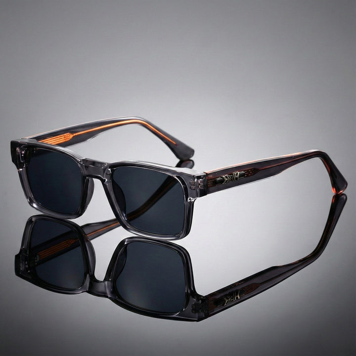 Protective UV400 square frame sunglasses, a versatile unisex accessory for sunny days.