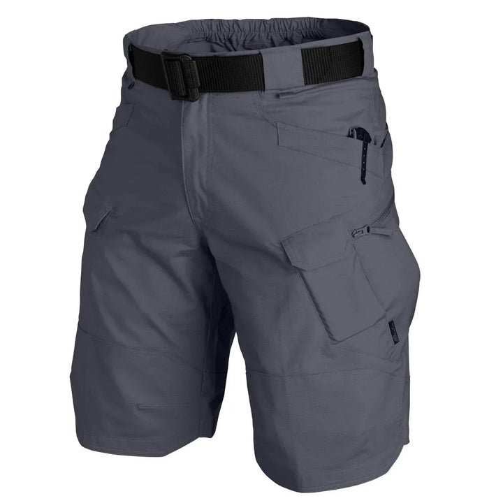 Versatile men's outdoor shorts with tactical features. Durable cargo shorts for hiking, work, and summer adventures.