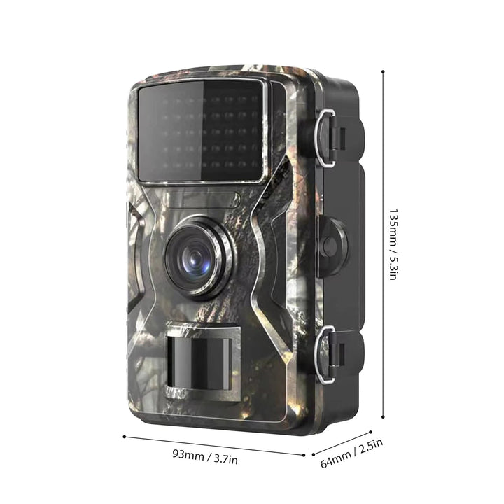 Tavvitaimp18 trail camera with night vision, 16MP HD for motion-activated outdoor wildlife & security monitoring.