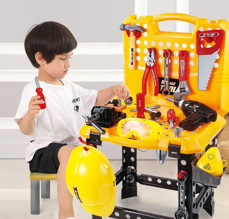Kids' Interactive Tool Bench with Power Drill & Accessories