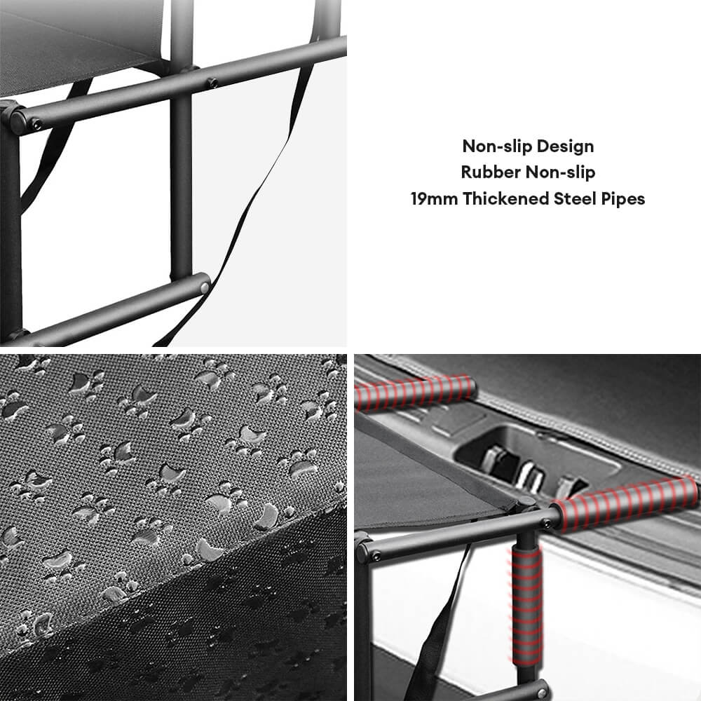 Travel Portable Foldable 4 - Step Non - Slip Dog Stairs - Lexians