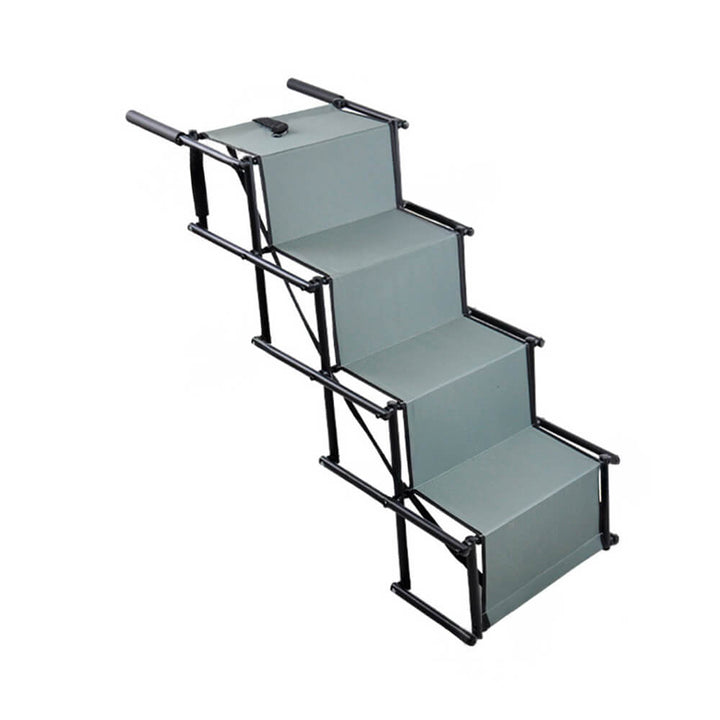 Travel Portable Foldable 4 - Step Non - Slip Dog Stairs - Lexians