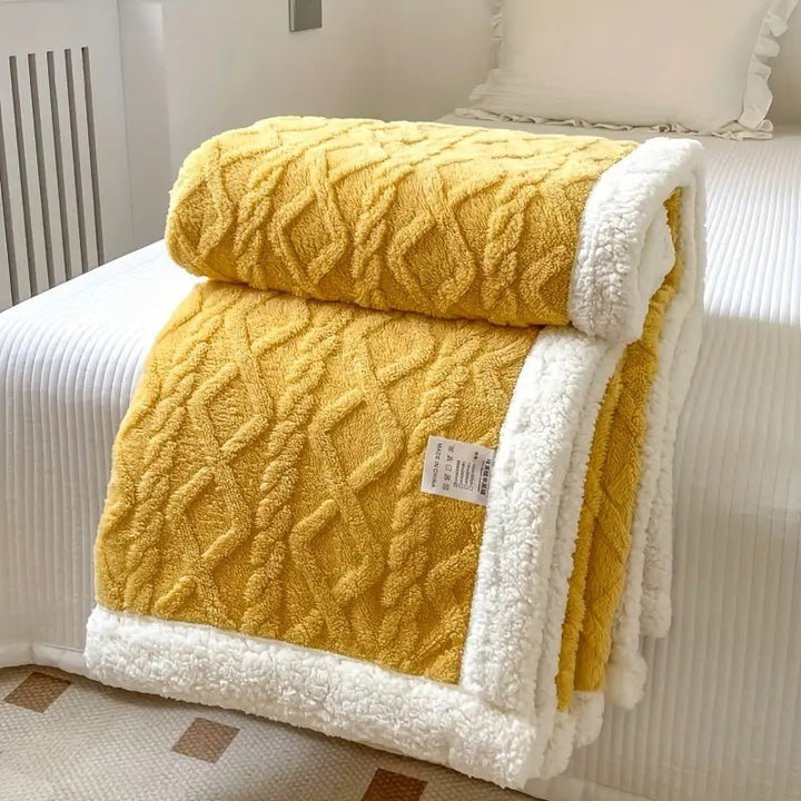 Ultra Cozy Reversible Sherpa Blanket for All Seasons - Lexians