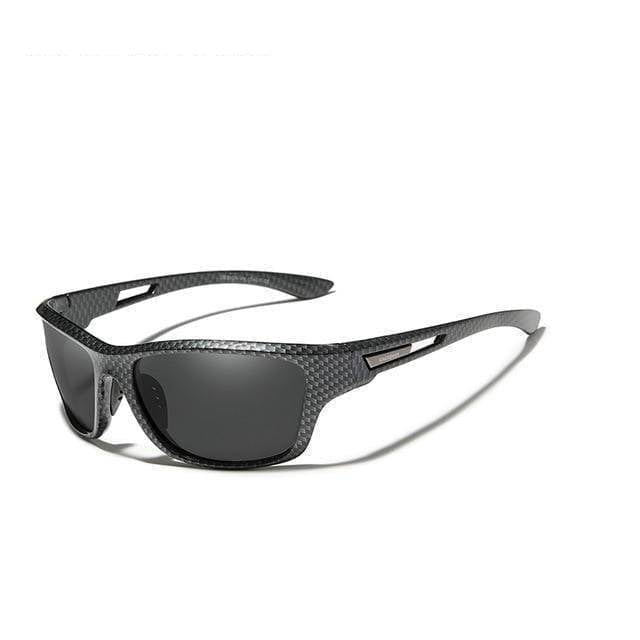 Men's polarized sports sunglasses, ultralight design, durable, offers full UV400 glare & eye protection.