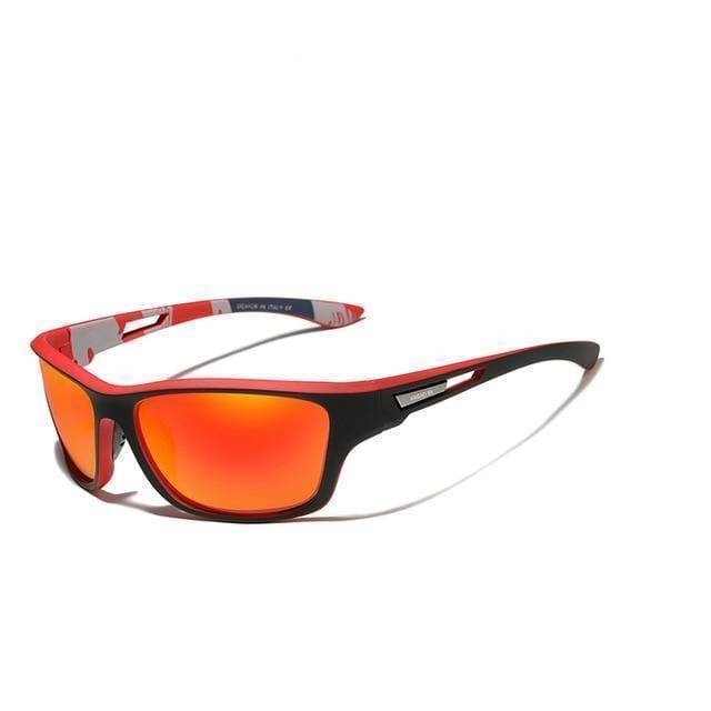 Comfortable men's ultralight sunglasses with polarized lenses, UV400 eye protection for daily wear & driving.