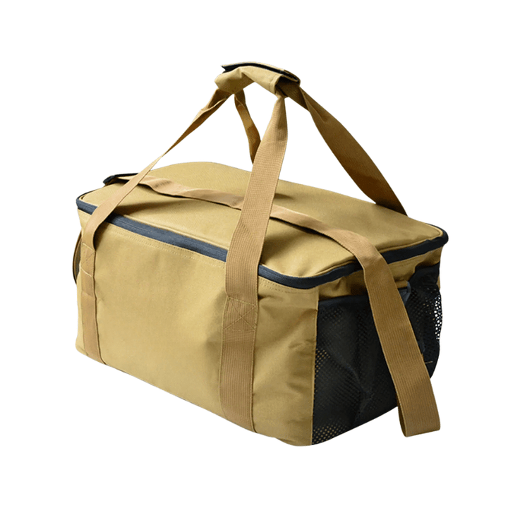 Versatile 20L unisex outdoor gear bag. Stylish polyester design, perfect as a portable camping or picnic organizer.