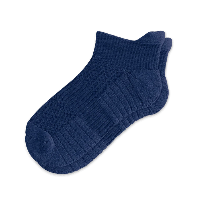 Unisex ankle compression socks, black, for everyday comfort and circulation support