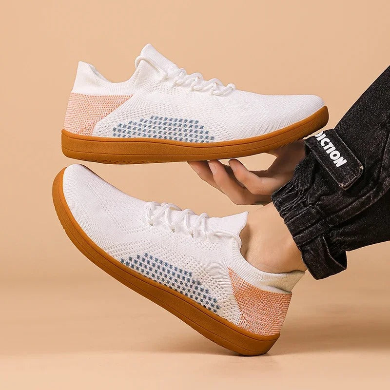 Ergonomic design of Unisex Barefoot Knit Sneakers, providing ultimate foot comfort