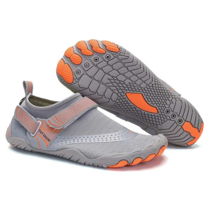 Quick-dry water shoes with superior grip, essential versatile footwear for summer beach and outdoor activities.