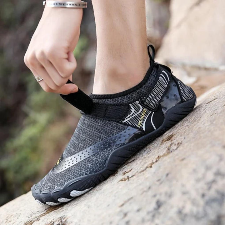Versatile quick-dry barefoot water shoes for men & women, offering comfort & grip for all summer swimming & beach fun.