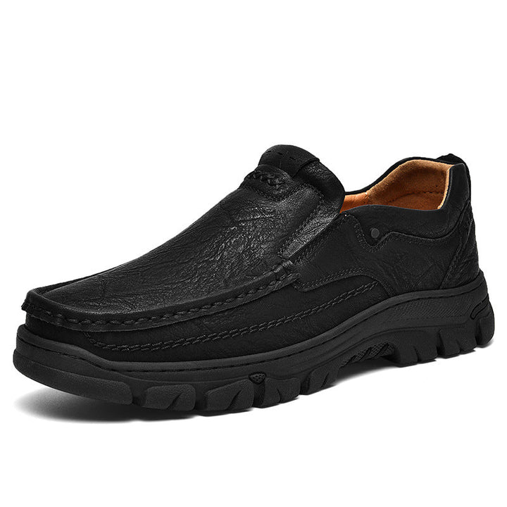Side view of slip-resistant orthopedic boots designed for comfort and healthy posture