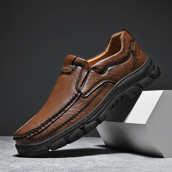 Pair of orthopedic comfort boots showing ergonomic design for healthy posture and daily wear