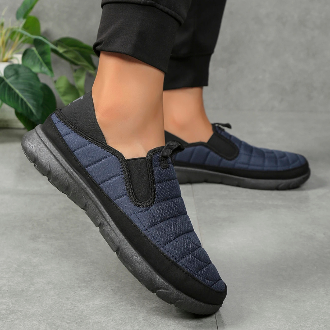 Water-resistant slip-on comfort shoes for all-day wear, perfect for walking and casual outings