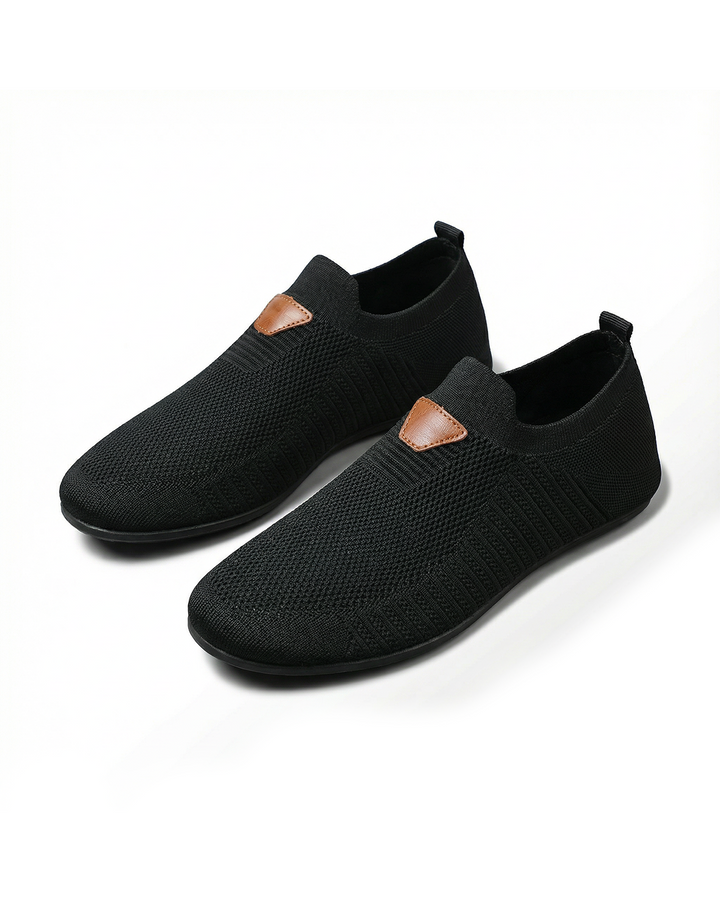 Unisex Breathable Knit Comfort Slip-On Shoes, lightweight and flexible for easy wear.