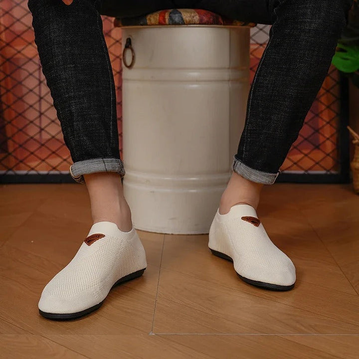 Unisex Breathable Knit Comfort Slip-On Shoes, designed for all-day wear and ultimate comfort.