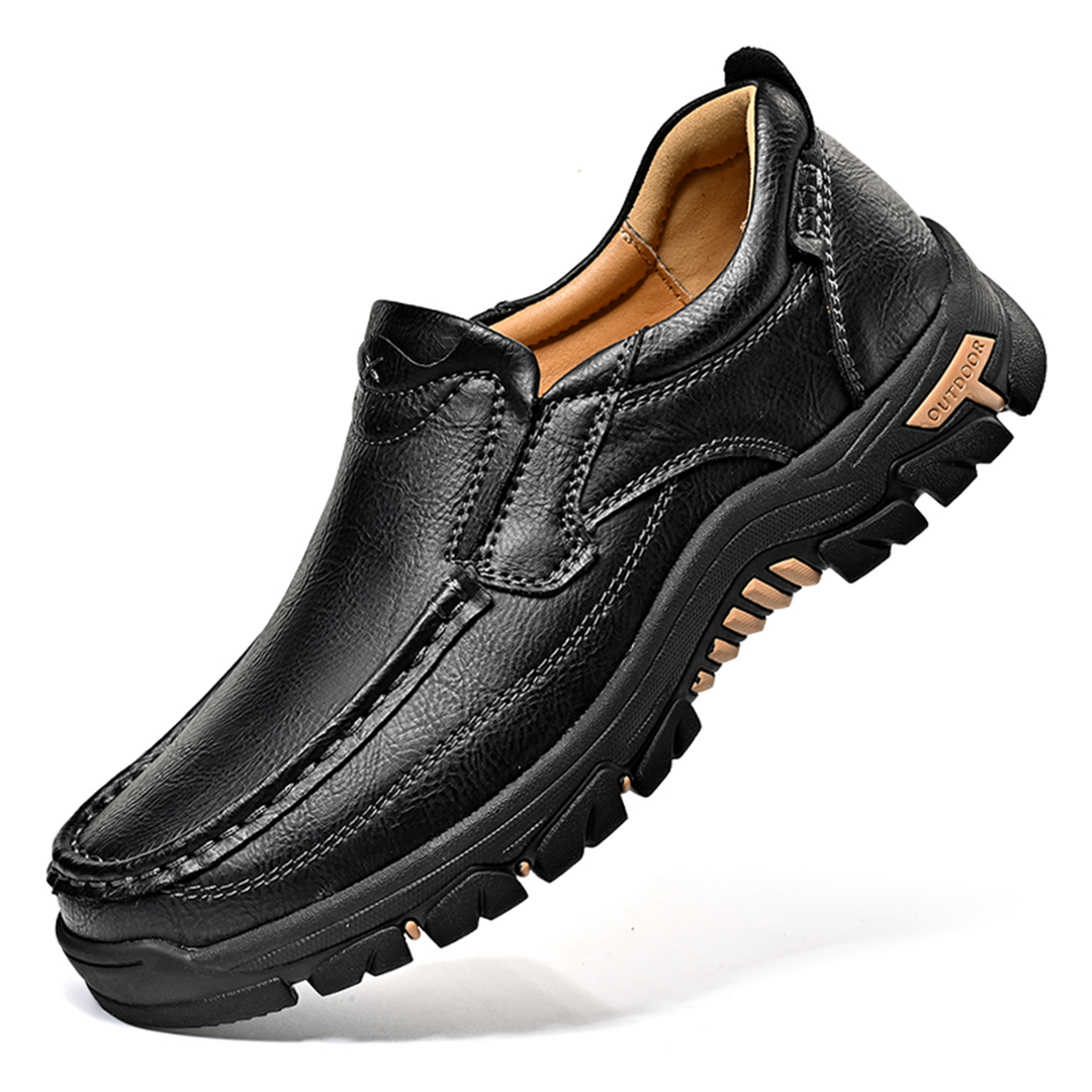Brown orthopedic comfort transition boots, ideal footwear for sensitive feet, unisex appeal