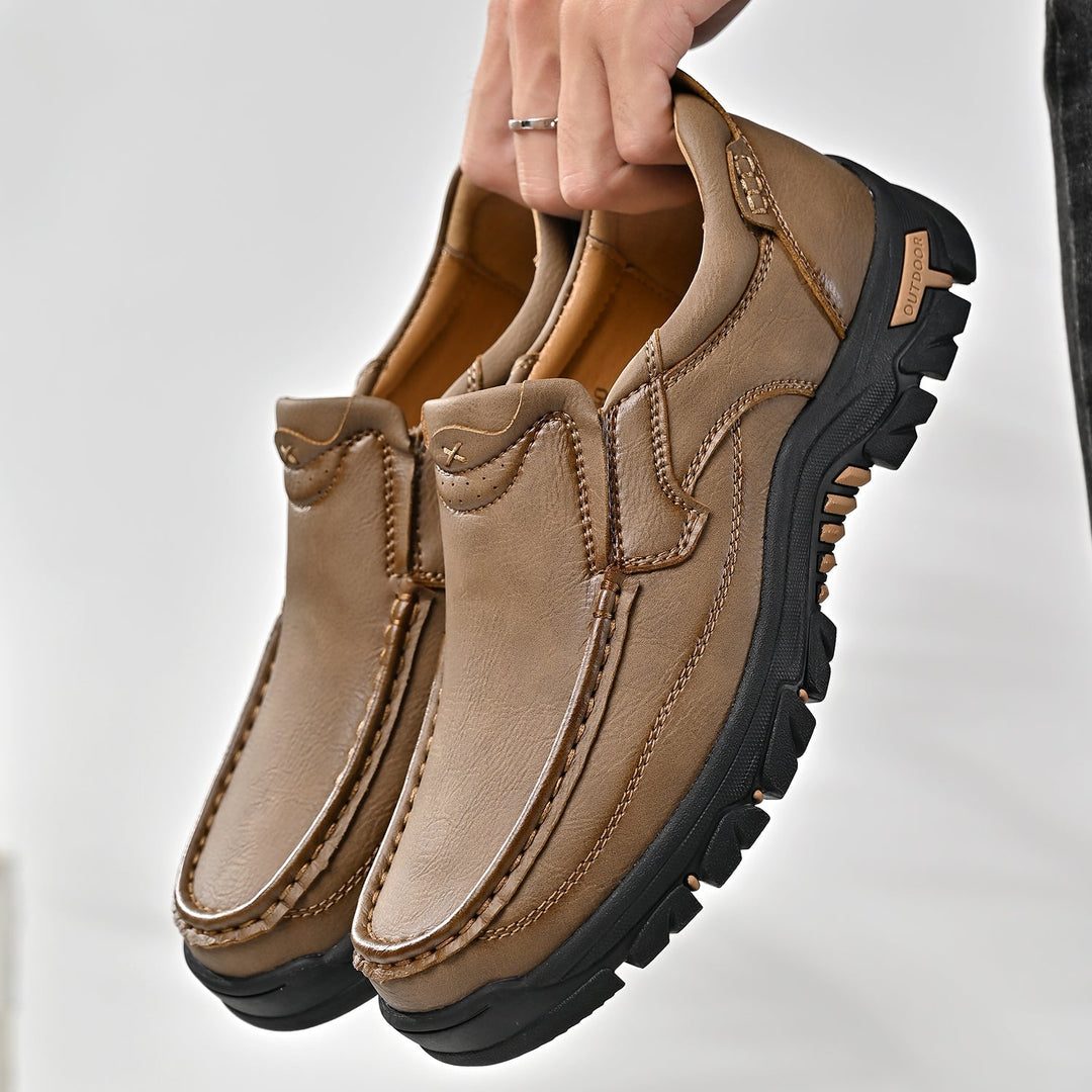 Unisex orthopedic comfort boot, deep brown, designed with an accommodating fit