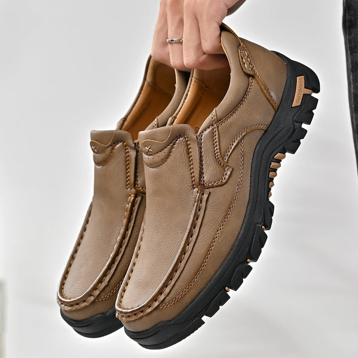 Unisex orthopedic comfort boot, deep brown, designed with an accommodating fit