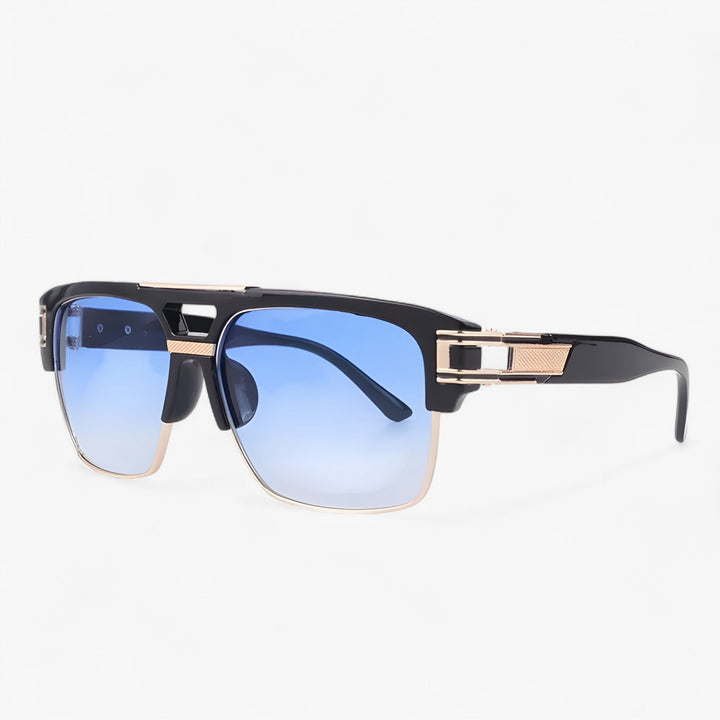 Comfortable unisex Calvero retro mirrored sunglasses, essential for summer.