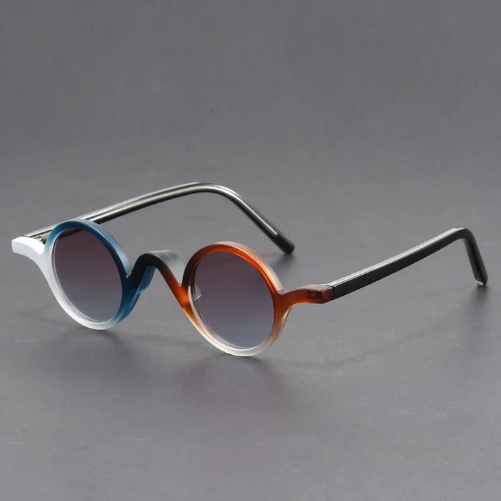 Pair of Classic Asymmetric UV400 Sunglasses, unisex design, trendy accessory for eye protection