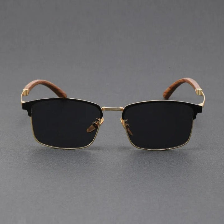 Vintage-inspired browline sunglasses. Classic retro style with modern polarized UV400 lenses.