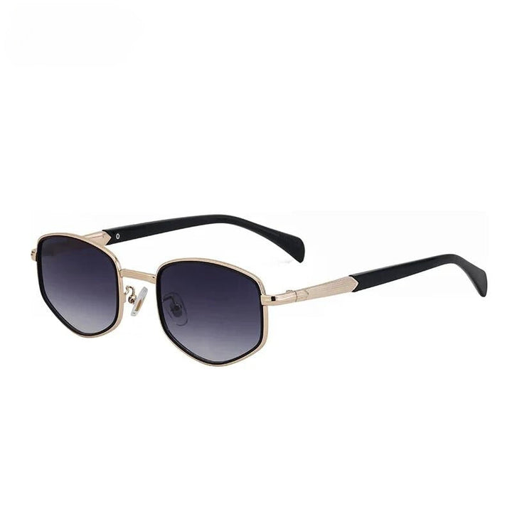 Polarized classic sunglasses with dark lenses, unisex design, perfect fashion accessory