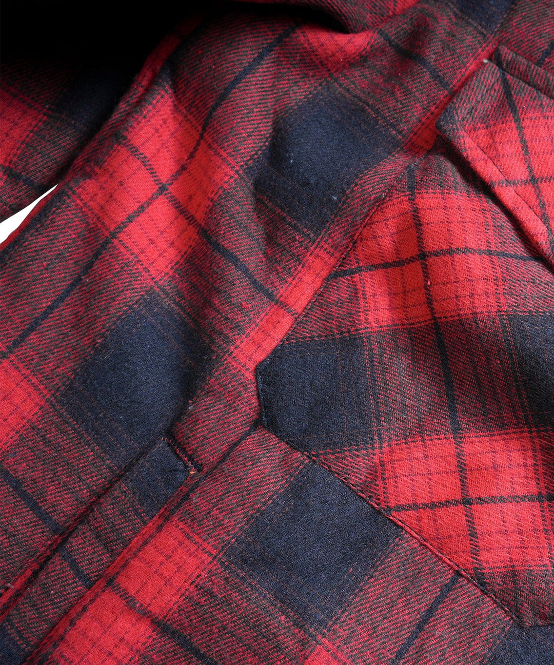 Plaid flannel shirt jacket in a vibrant color, comfortable and casual for unisex.