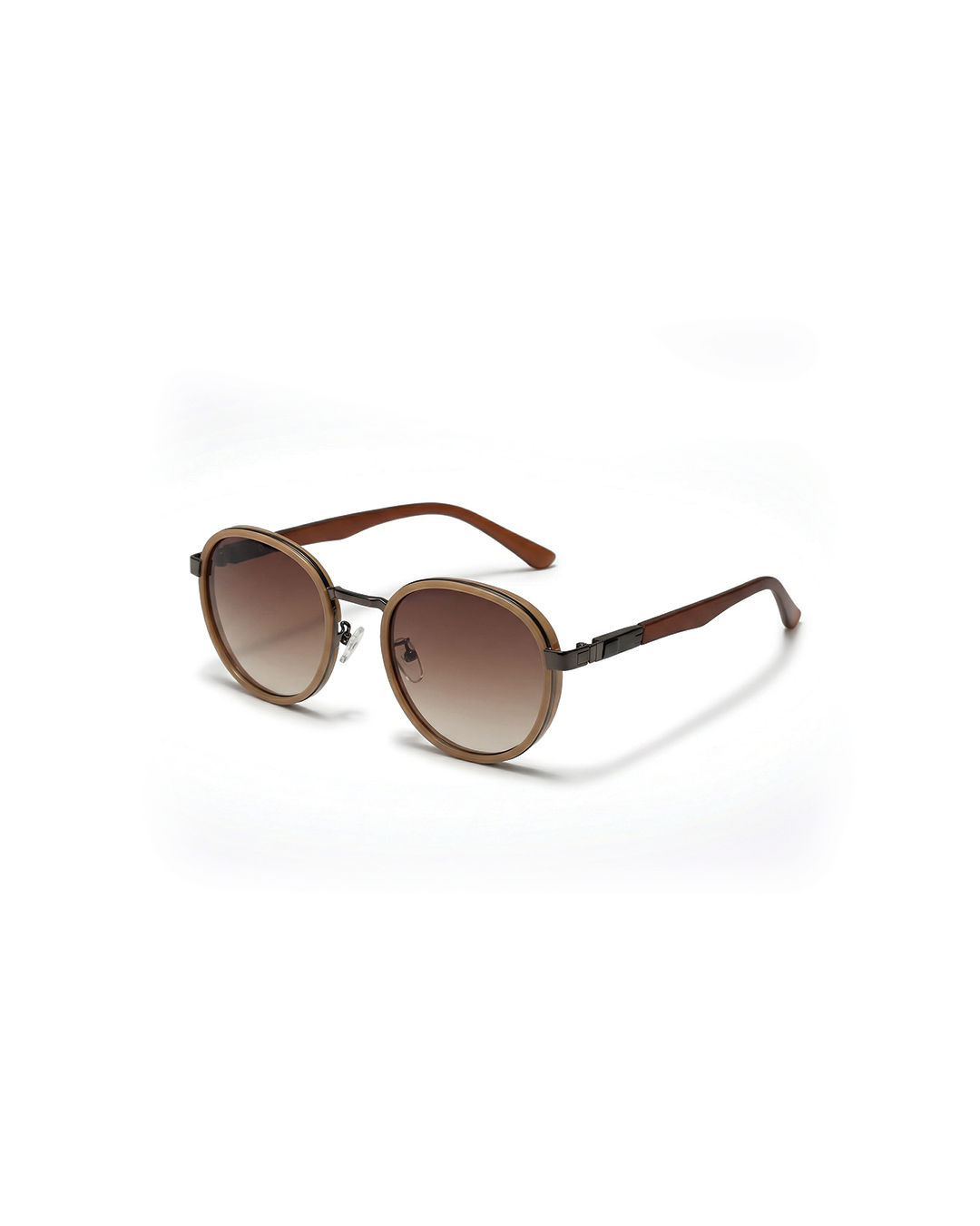 Unisex classic round designer sunglasses for UV protection, retro fashion eyewear accessory