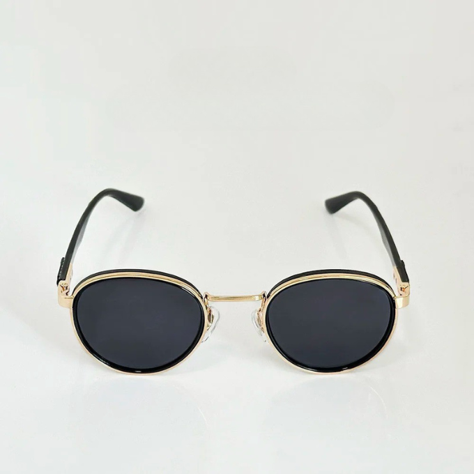 Unisex round sunglasses, timeless classic design with UV protection, excellent fashion accessory
