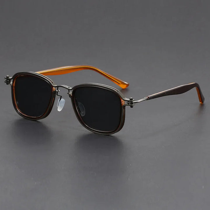Lightweight unisex square frame sunglasses, a timeless accessory for sun protection