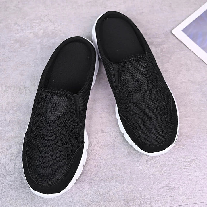 Soft, flexible unisex slip-on shoes with a laceless design for ultimate comfort.