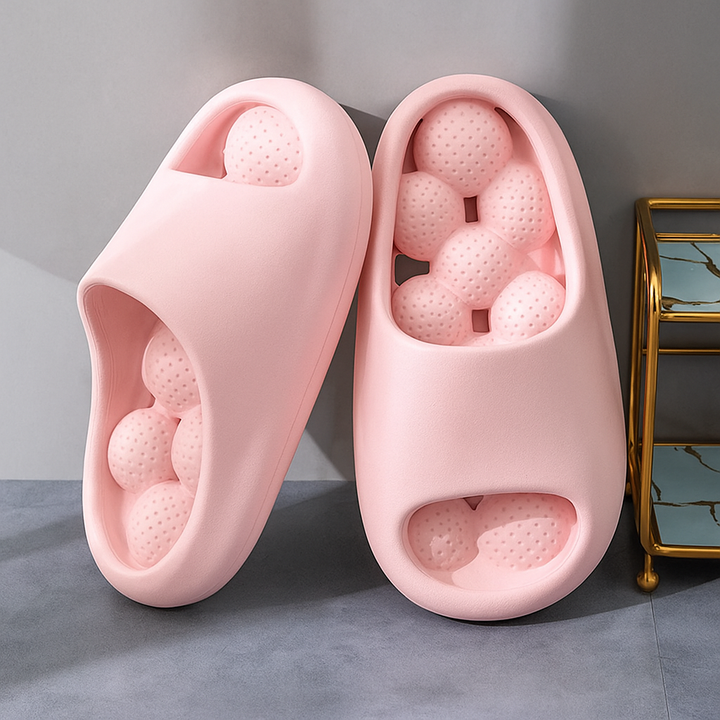 Collection of various colors of Unisex Comfort Arch Support Slides, showcasing their stylish appeal and unisex design.