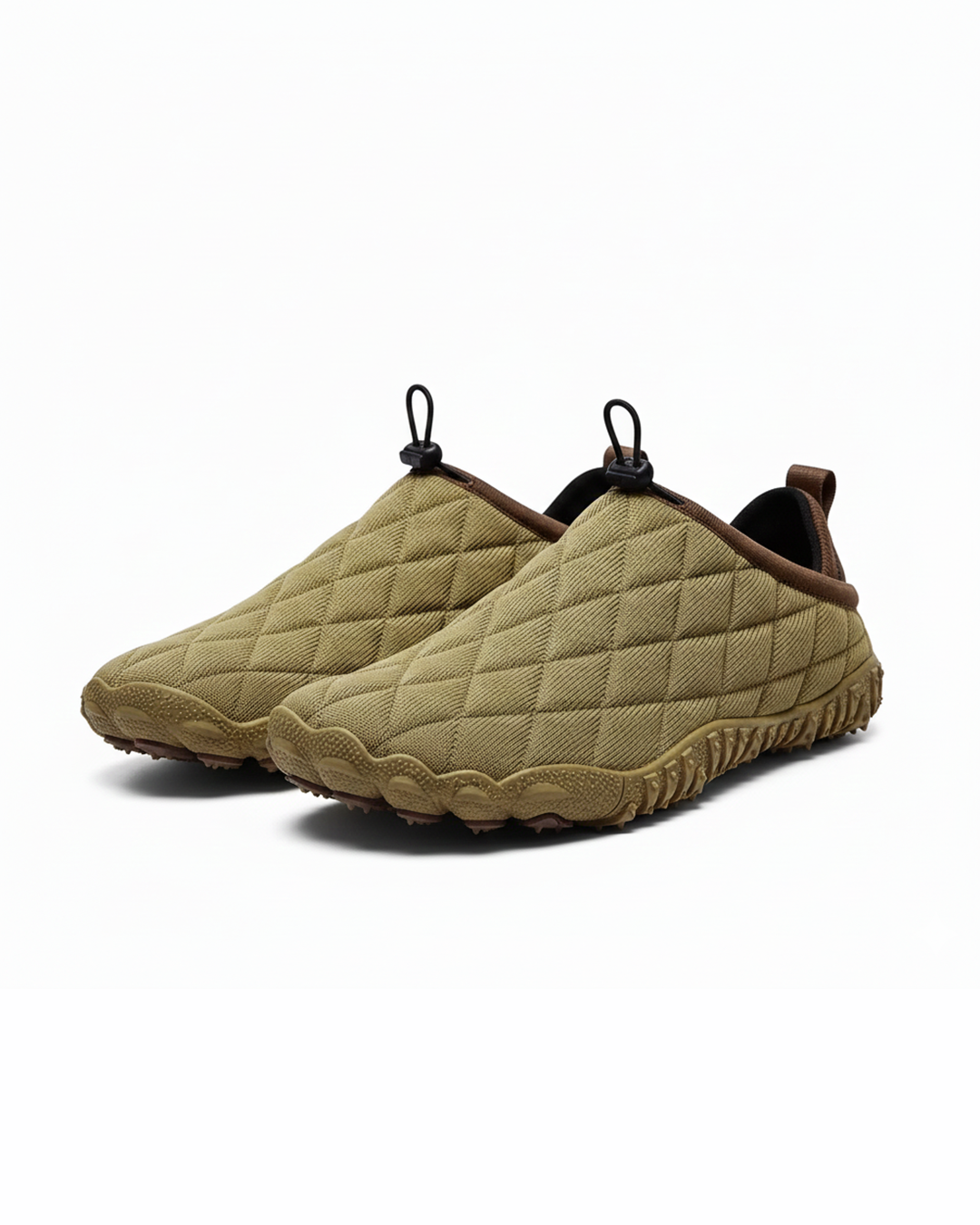 Unisex Cozy Puffer Walking Shoes, ideal for comfort & warmth indoors & outdoors with quilted design.