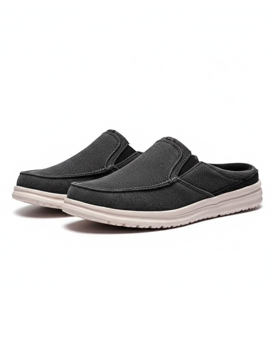 Unisex Denim Mule Slip-Ons, comfortable casual shoes for everyday wear