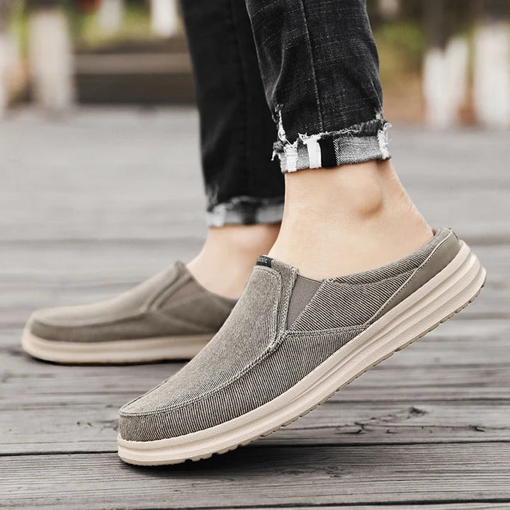 Stylish denim mules, a perfect blend of comfort and casual fashion