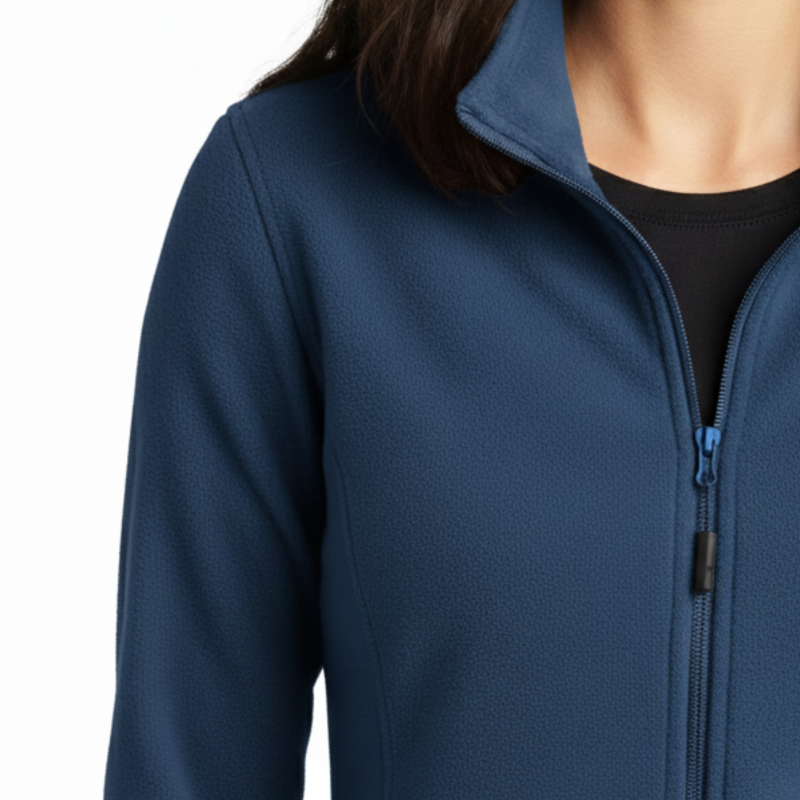 Stylish quarter zip pullover in eco-friendly material, designed for unisex casual wear