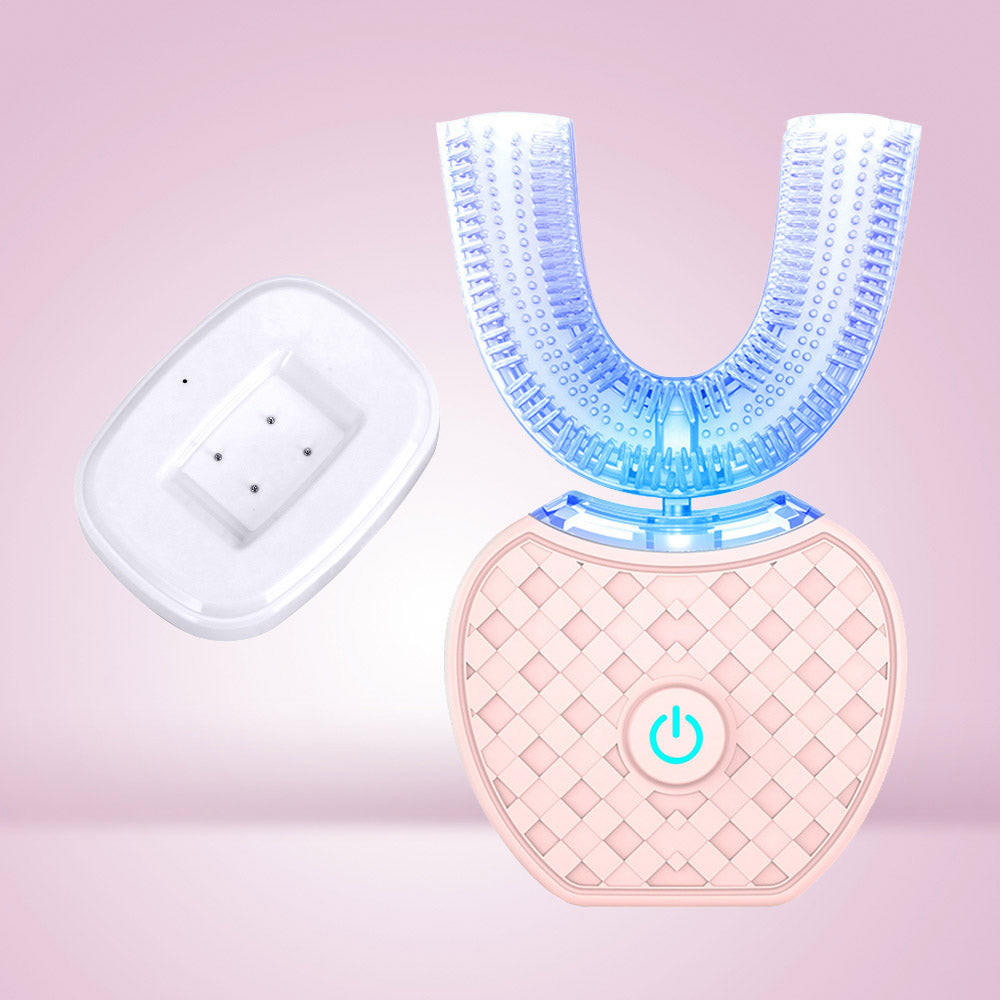 Automatic electric toothbrush offering deep clean, teeth whitening & improved oral health.