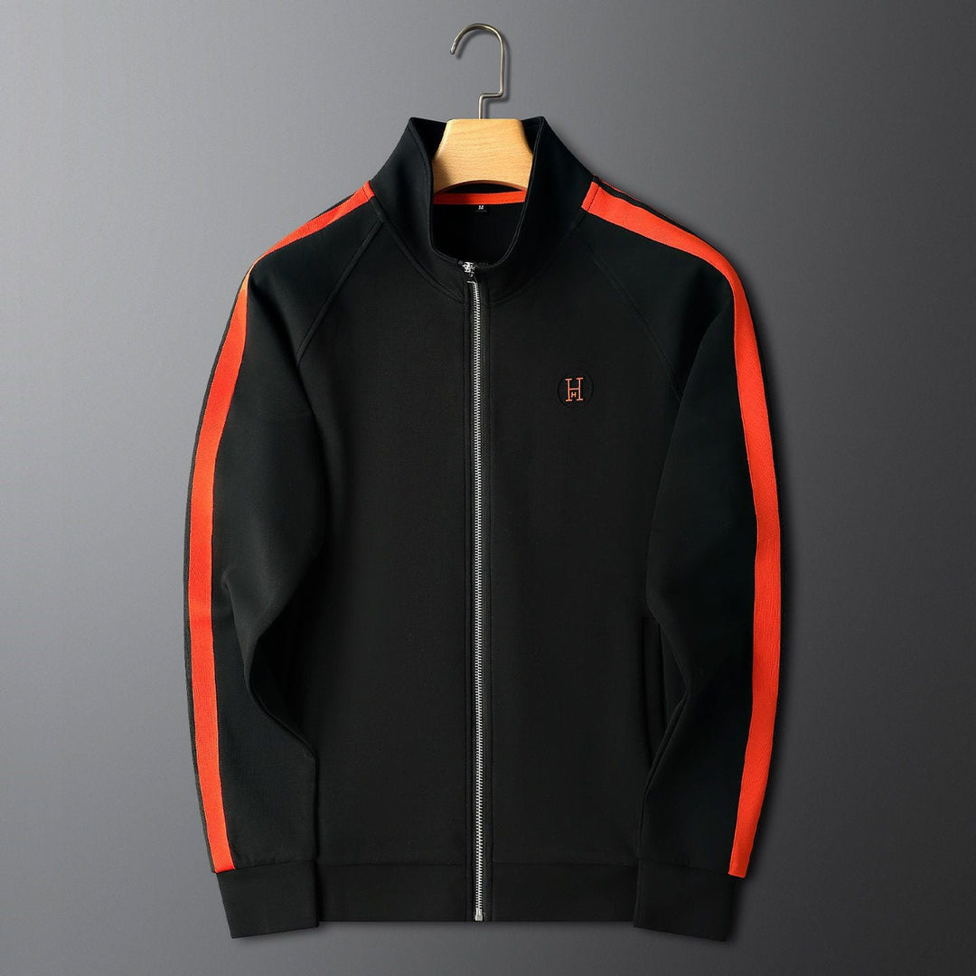 Details of the soft interior lining of a unisex embroidered tracksuit, ultimate comfort wear