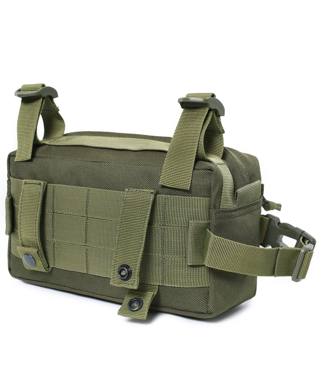 Detail shot of the buckle on the Everyday Carry Sling Bag for secure and easy adjustment