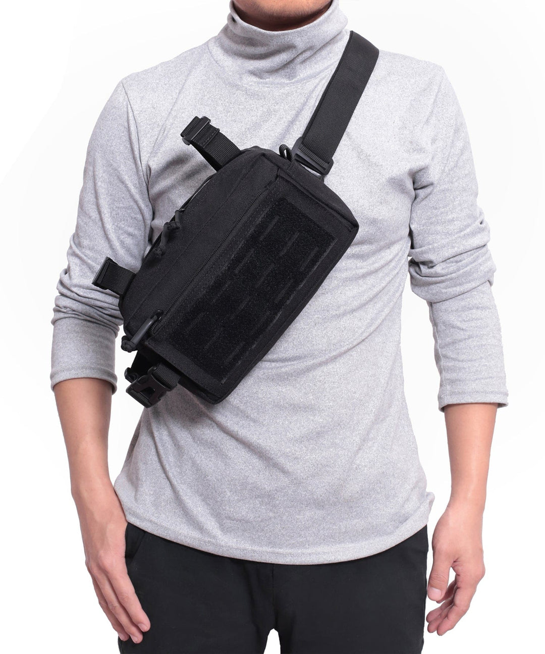 Back view of the Everyday Carry Sling Bag, showing comfort and ergonomic design when worn