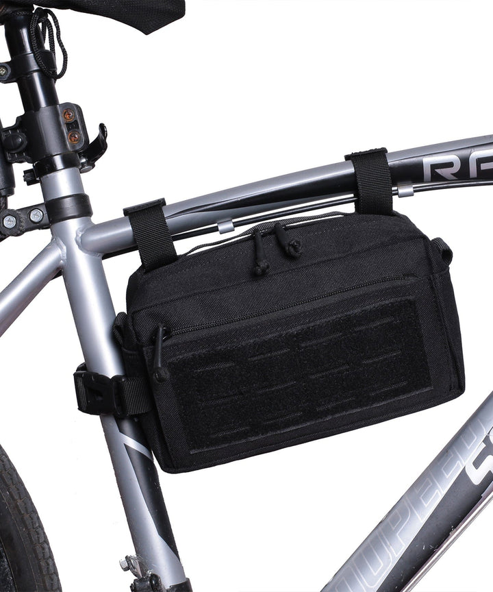 Rainy day protection: Closeup of water-resistant oxford cloth on Everyday Carry Sling Bag