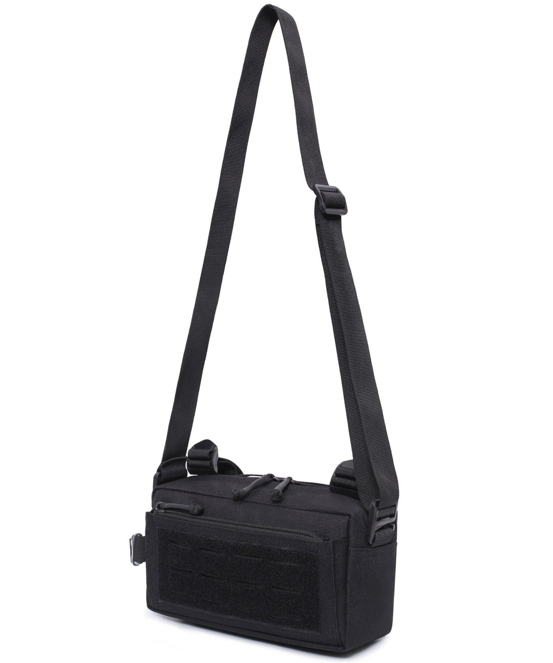 Side view of Unisex Everyday Carry Sling Bag, demonstrating slim profile and comfortable fit