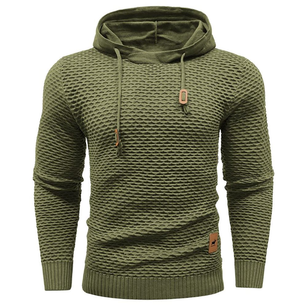 Casual unisex fleece pullover hoodie in light grey, side view, comfortable apparel