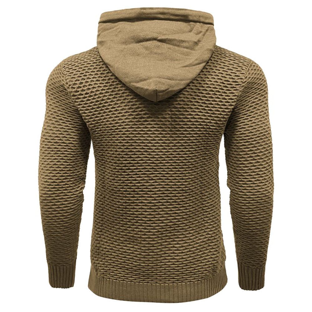 Unisex Everyday Comfort Fleece Pullover Hoodie, olive green, front-facing view