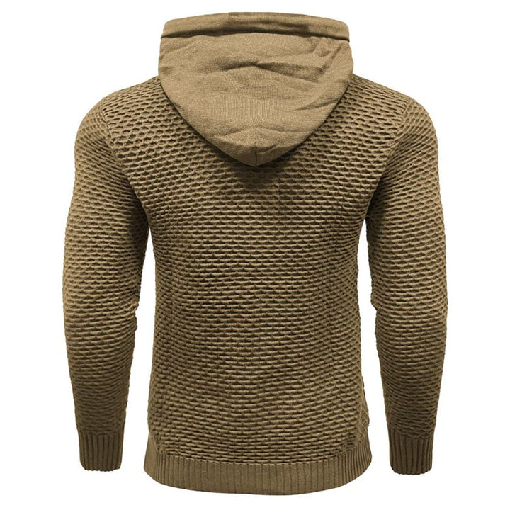 Unisex Everyday Comfort Fleece Pullover Hoodie, olive green, front-facing view