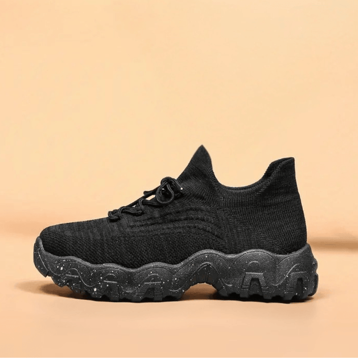 Unisex Everyday Comfort Low-Top Sneakers in classic white with breathable mesh and non-slip sole, for walking