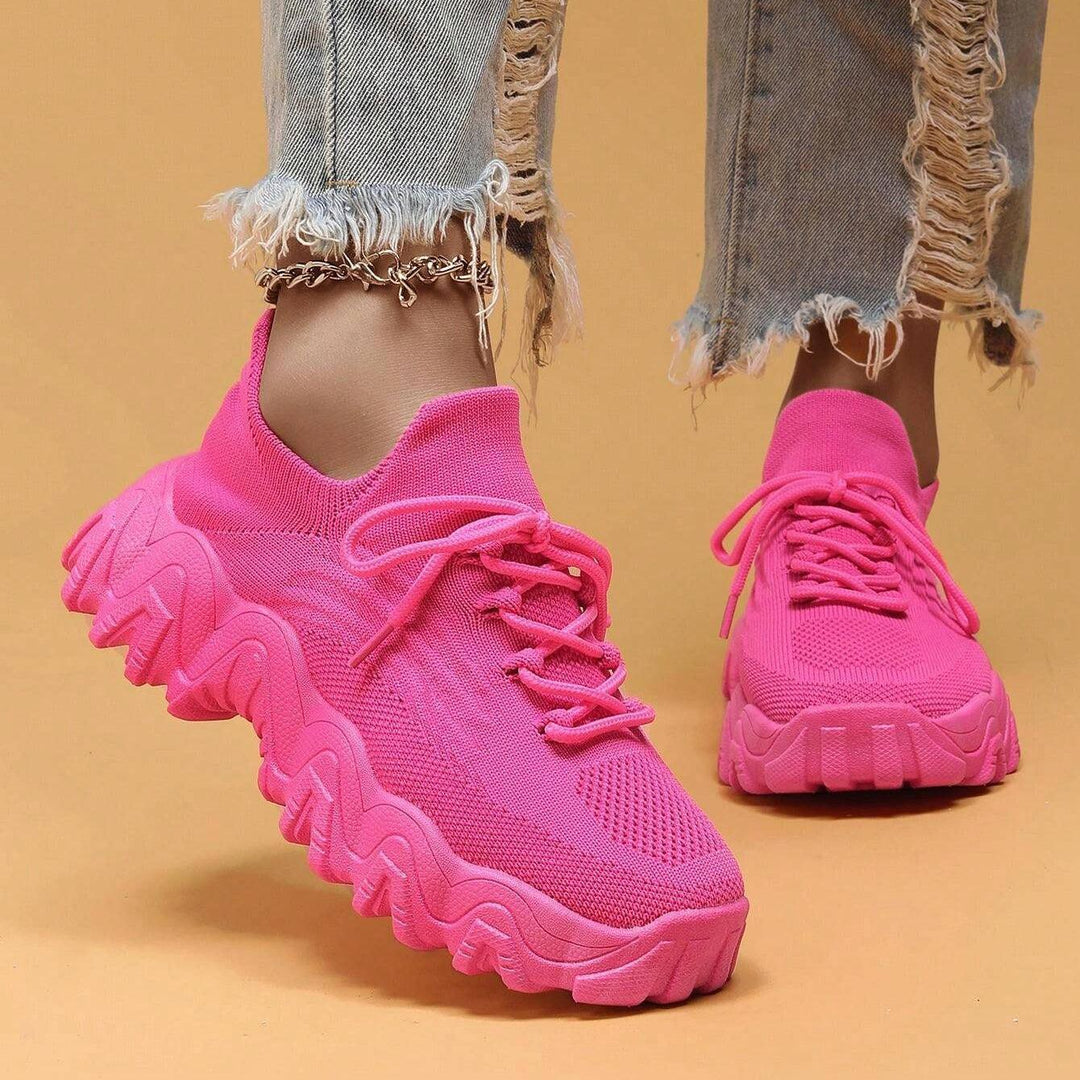 Inside view of Unisex Everyday Comfort Low-Top Sneakers, emphasizing the cushioned interior for comfort