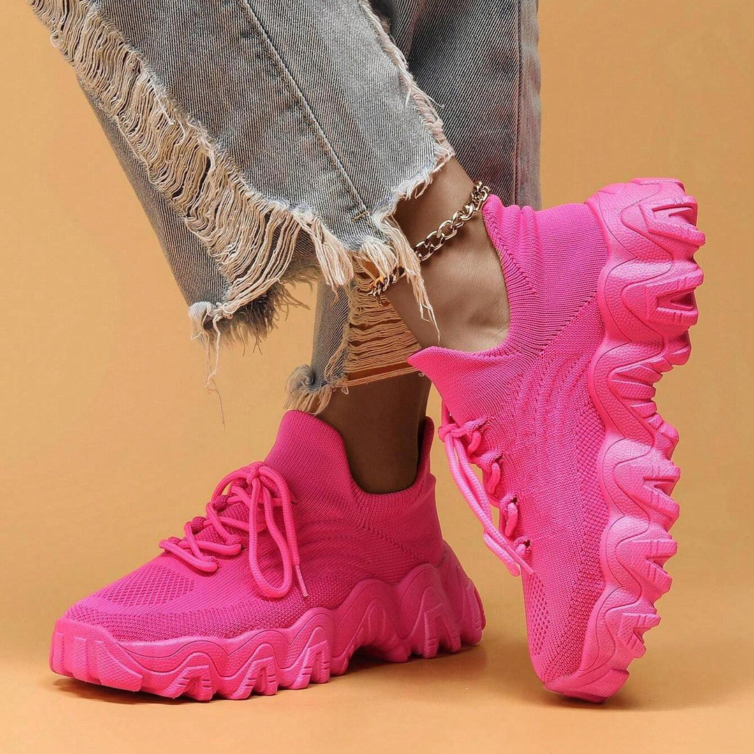 Unisex Everyday Comfort Low-Top Sneakers, purple, a unique choice for walking shoes with non-slip sole