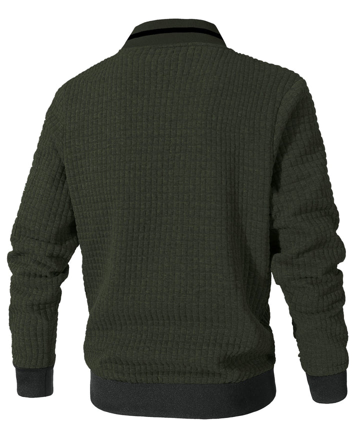 Everyday Warmth Unisex Jacket, folded neatly, emphasizing its compact and travel-friendly design.